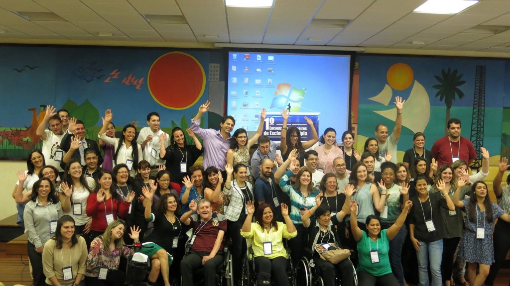 Múltiplos unidos: participantes do I Encontro Nacional de Esclerose Múltipla. Foto: Dalila Ferreira